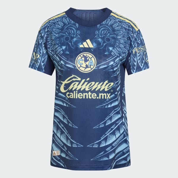 Azul Jersey auténtico Visitante Club América 25/26 para mujer