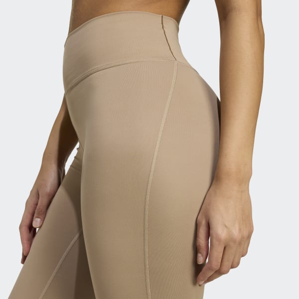 adidas All Me Essentials Flare Leggings - Brown | adidas