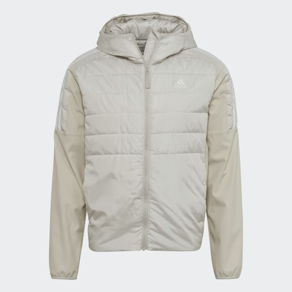 Beige Giacca Essentials Insulated Hooded Hybrid