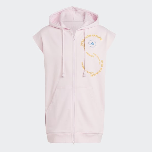 adidas by Stella McCartney Sportswear Sleeveless Hoodie (Gender Neutral) -  Pink | Unisex Lifestyle | adidas US