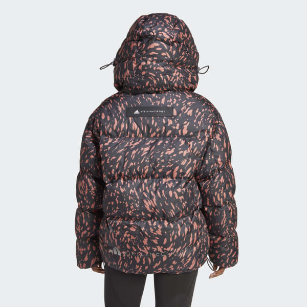 Brun adidas by Stella McCartney Mid-Length Printed Winter jakke