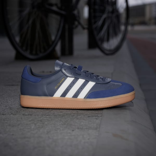 Blue Velosamba Leather Shoes