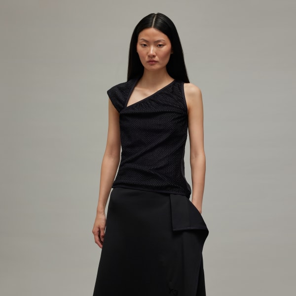 noir Haut portefeuille maille gaufrée Y-3