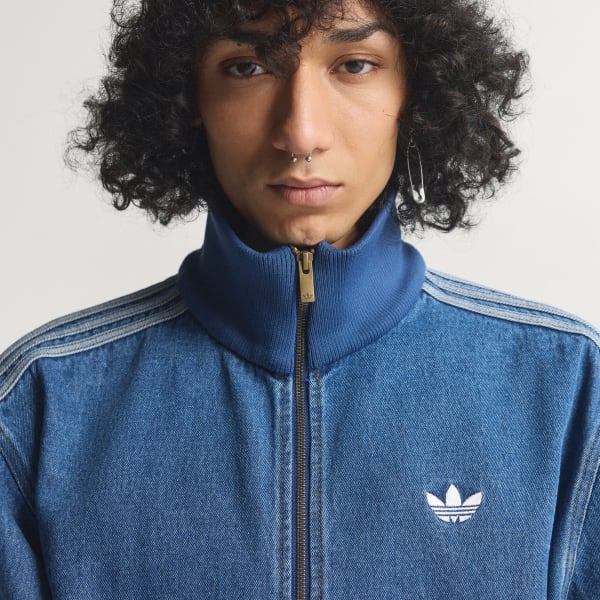 adidas ADICOLOR DENIM FIREBIRD TRACK TOP - Multi | Free Shipping