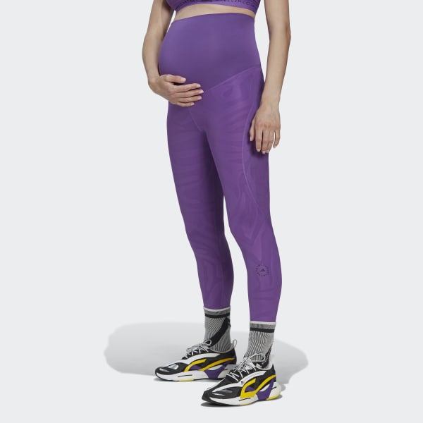 Lila adidas by Stella McCartney Maternity Yoga Leggings – Umstandsmode
