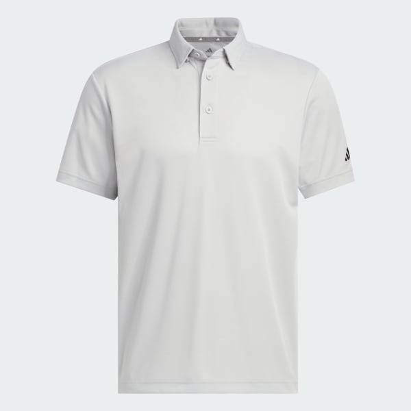 Abu-abu Polo Shirt Lengan Pendek