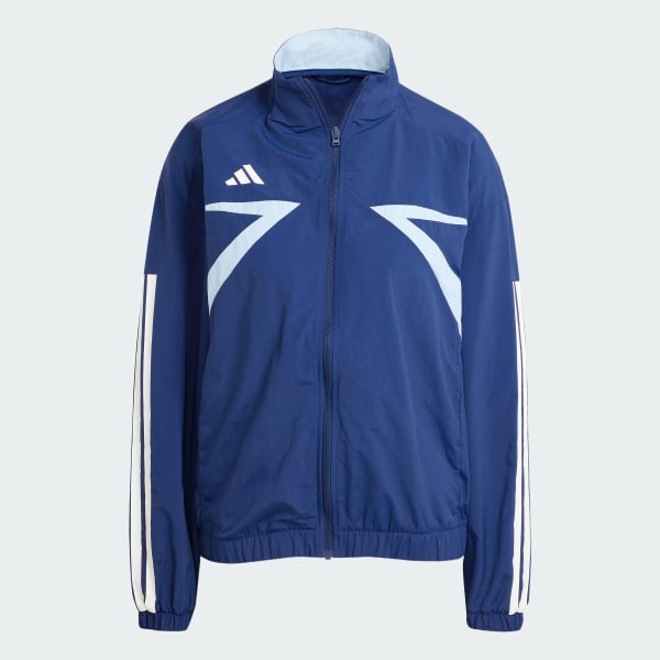 Μπλε Tiro Cut 3-Stripes Color Block Woven Track Jacket