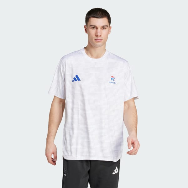 Hvid France Handball Training T-shirt