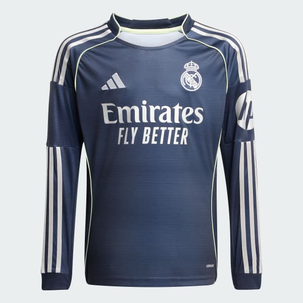 Bla Real Madrid 25/26 Long Sleeve udebanetrøje