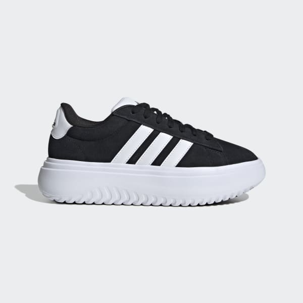 adidas Grand Court Platform Shoes Black adidas Thailand