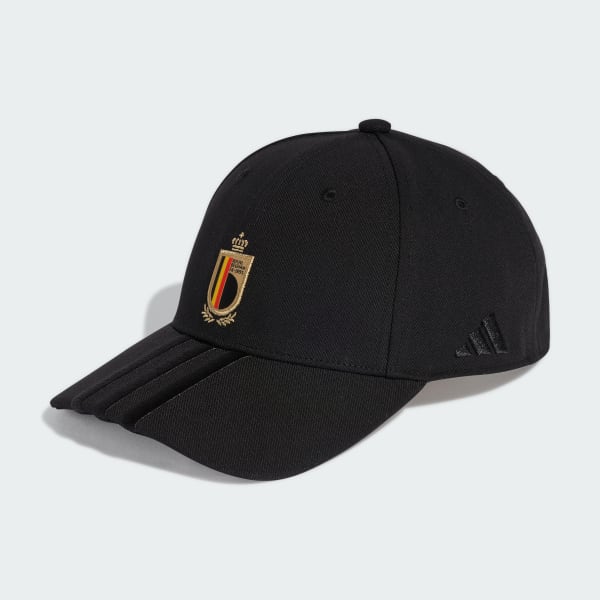 Black Belgium Soccer Cap
