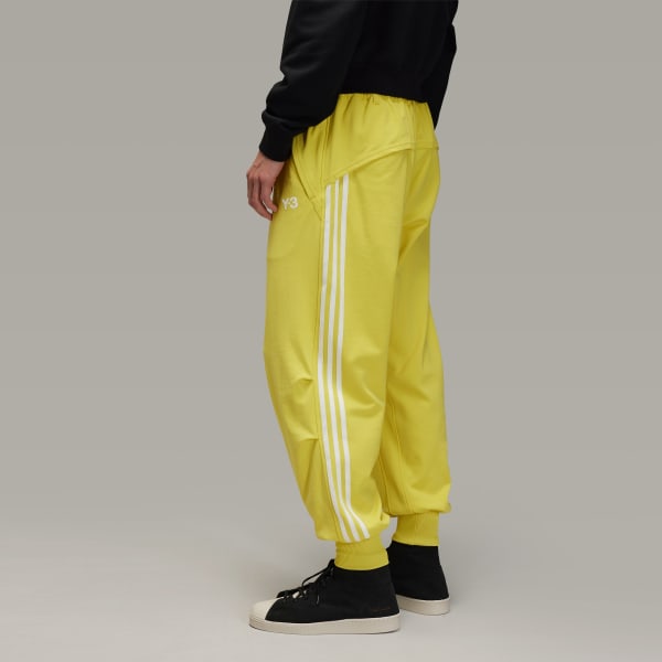 Yellow Y-3 3-Stripes Cuffed Track Pants