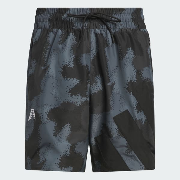 Cinza Shorts Estampado Camo Anthony Edwards