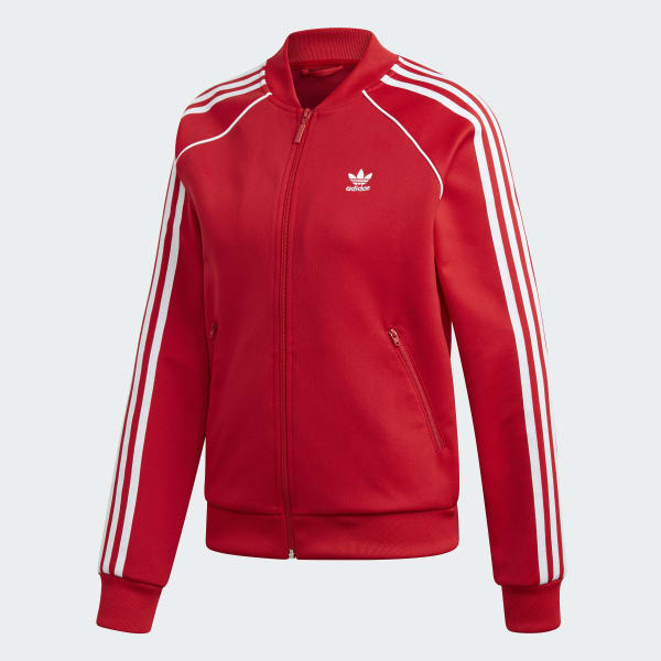 adidas SST Track Jacket - Red | adidas 