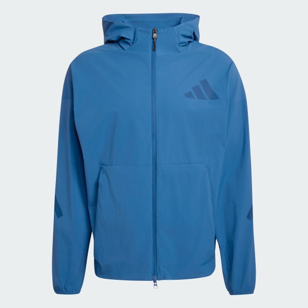 Blue ADIDAS Z.N.E. WOVEN TRACK TOP 
