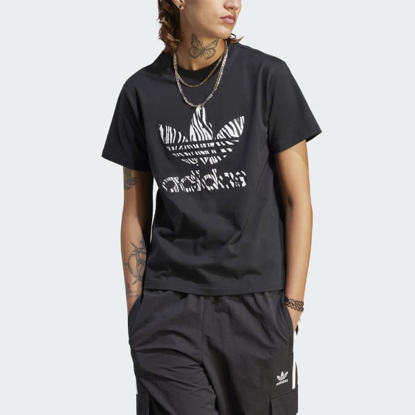 Adidas zebra shop tennis shirt