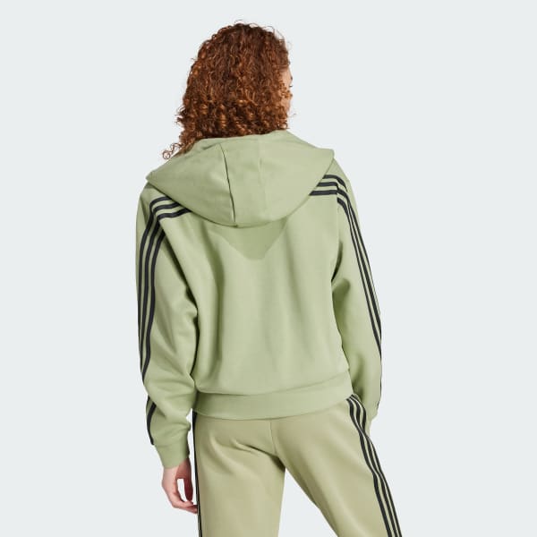 Adidas green zip hoodie online