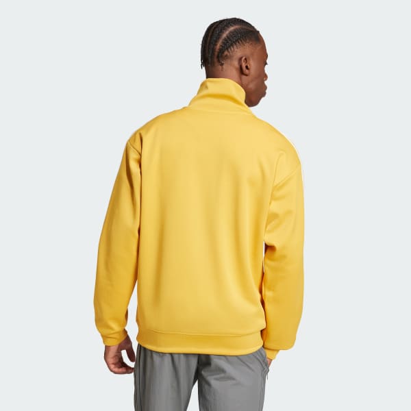 สีเหลือง เสื้อแทรคคอสูงปิดคอ Adicolor