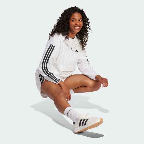 White 에센셜 3S 라이프스타일 우븐 윈드브레이커