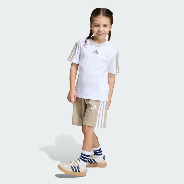 Branco Conjunto Camiseta Essentials Infantil