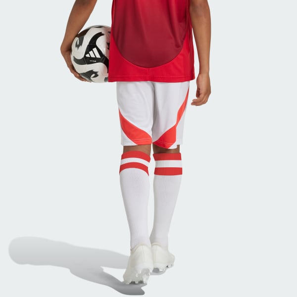 biela Šortky Manchester United 24/25 Home Kids