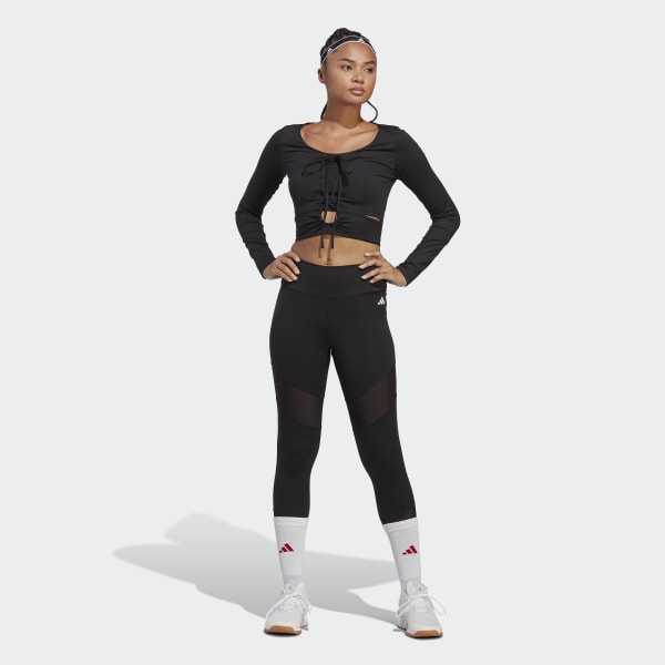 Svart Training Dance Long Sleeve Tee