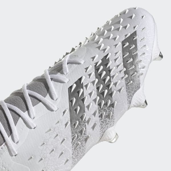 Blanco Zapatos de Fútbol Predator Freak.1 Terreno Blando KZO02