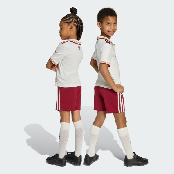 Bialy Zestaw Arsenal 25/26 Third Mini Kids