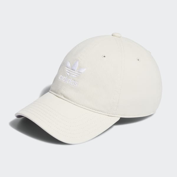 adidas Relaxed Strap-Back Hat - Beige | Men's Lifestyle | adidas US