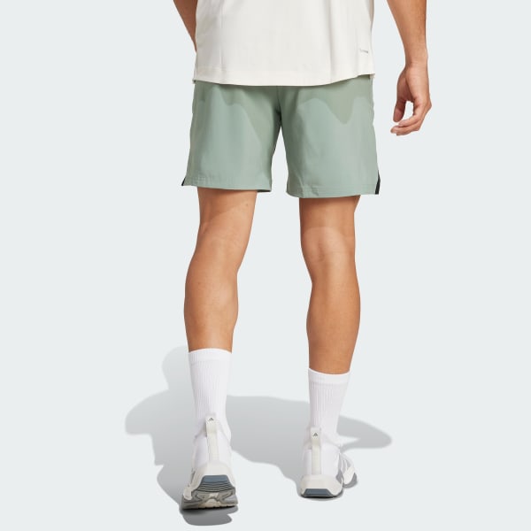 Green Designed for Training Workout Shorts