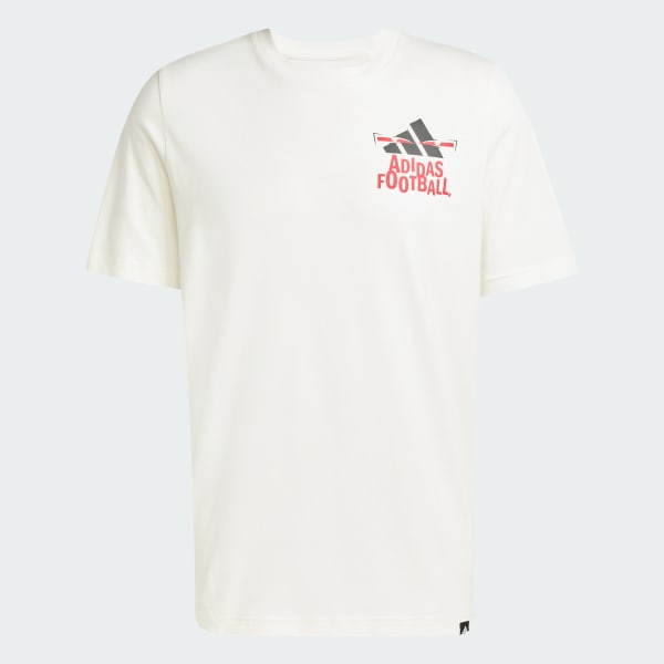 White Football Graphic Tee