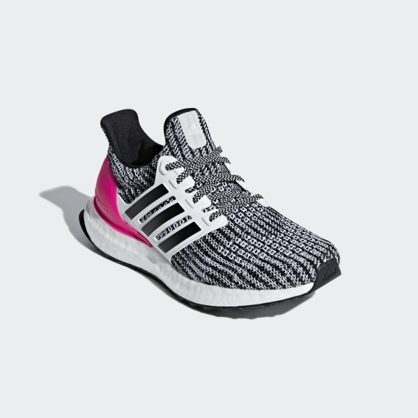 adidas ultra boost cloud white core black shock pink