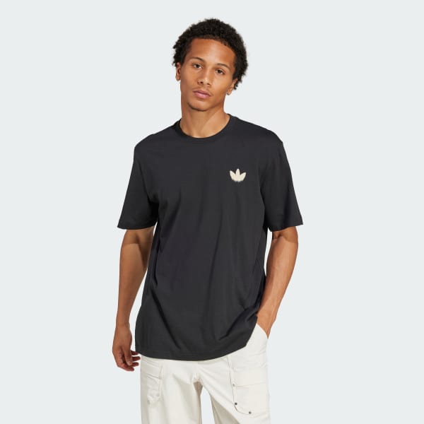 Schwarz Skeleton Back T-Shirt