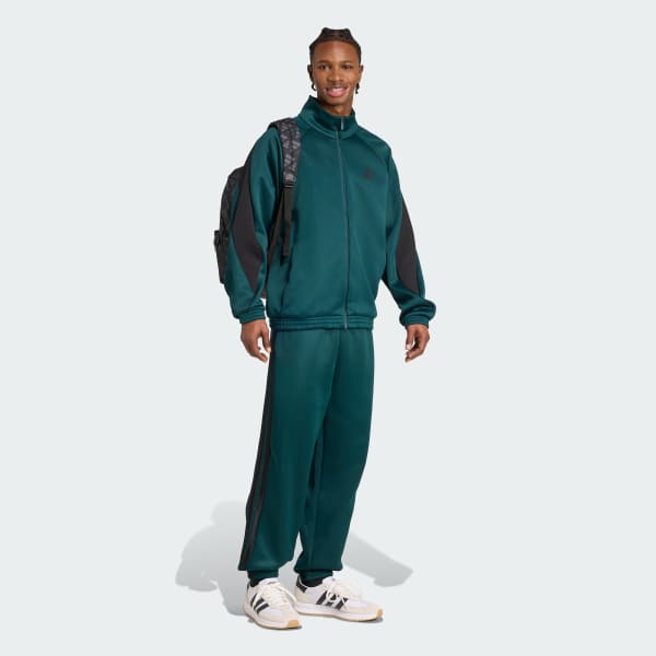 Green Stadium Track Tracksuit Bottoms