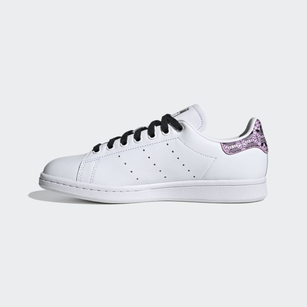 Women's Stan Smith Cloud White, Lilac & Black Shoes | adidas US