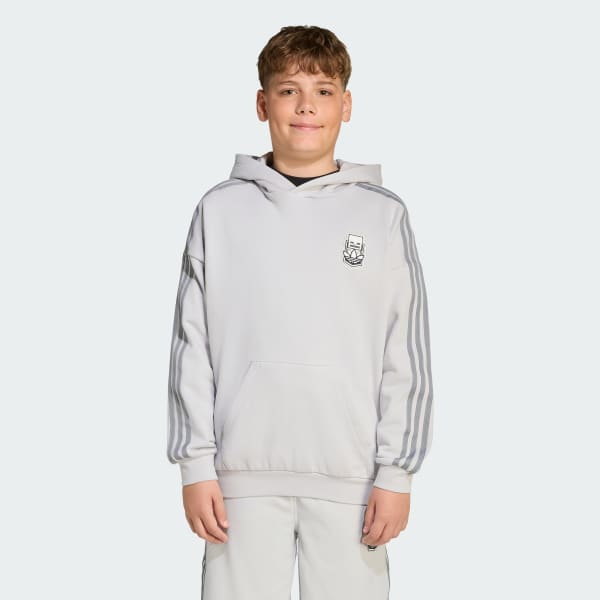 Plomo Polera con capucha adidas x Minecraft para niños