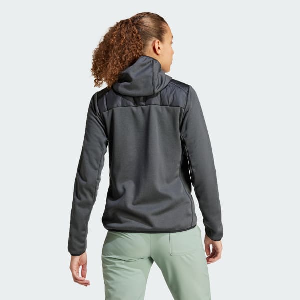 adidas Terrex Multi Hybrid Insulated Hooded Jacket - Black | Women's Hiking  | adidas US