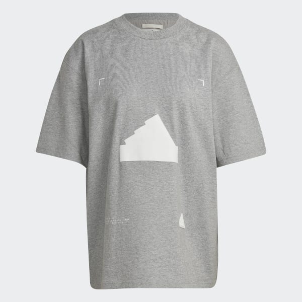 Gris Camiseta Oversized TZ346