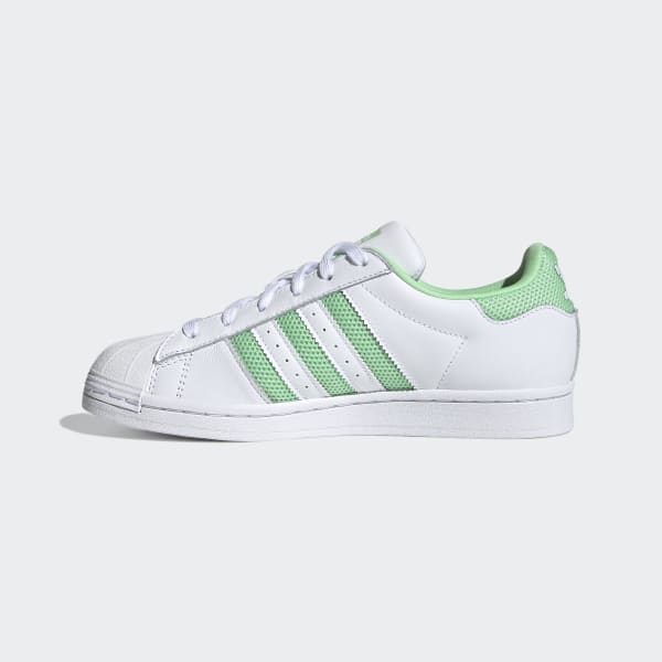 Adidas superstar top clr heren mint