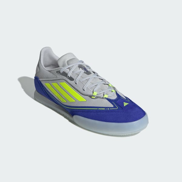 Plateado Zapatos de fútbol F50 Messi Freestyle Cancha cubierta