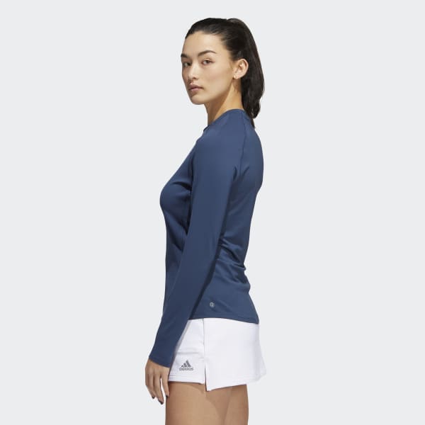 Blue Long Sleeve Crew Tee VW909