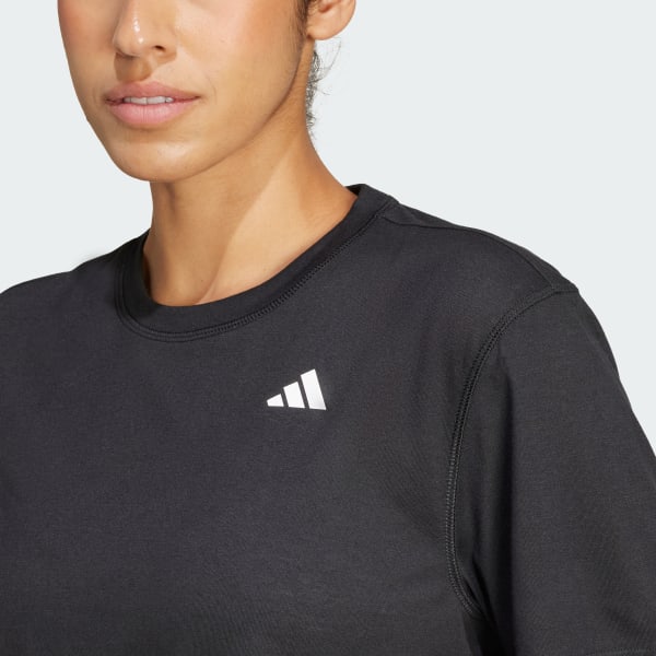 ★adidas★W Train Essentials Boxy Workout Tee★追跡可 adidas Train Essentials Boxy Workout Tee - Black | Free