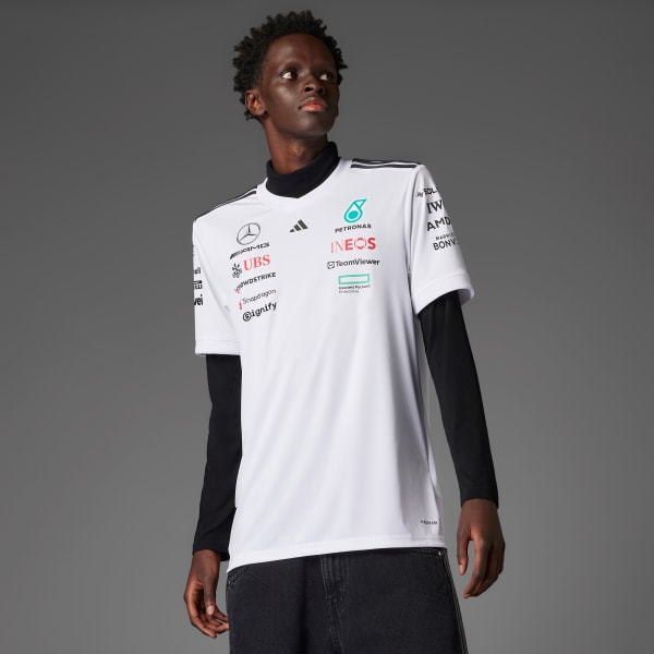 Λευκό MERCEDES - AMG PETRONAS FORMULA ONE TEAM DRIVER JERSEY