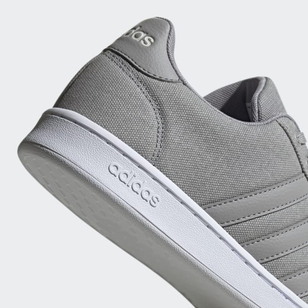 Adidas grand court gris sale