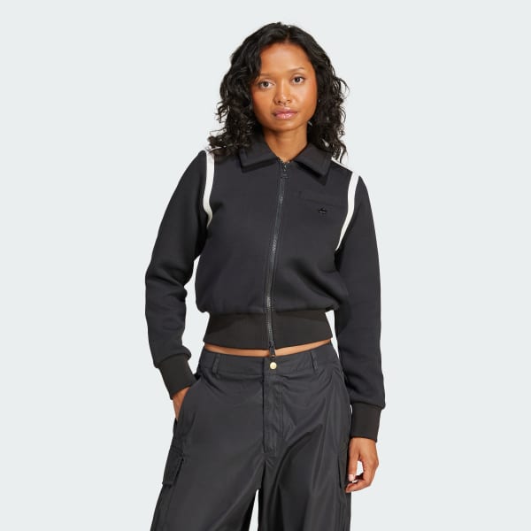 Veste de survetement a col Originals Premium Noir adidas adidas France