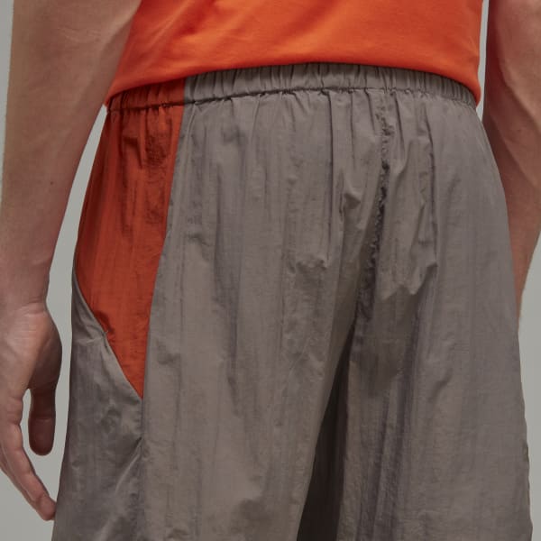Brown Y-3 Classic Light Shell Running Shorts SE493