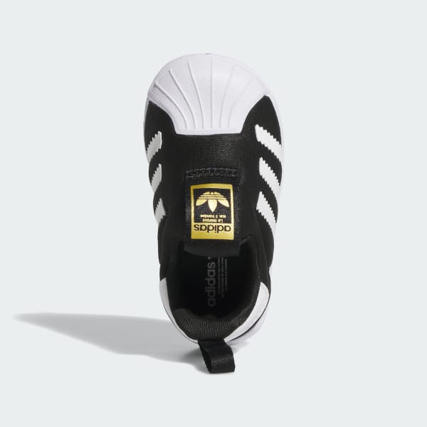 Adidas Originals Boys Superstar 360 2.0 Boots Black White White Size 06.0