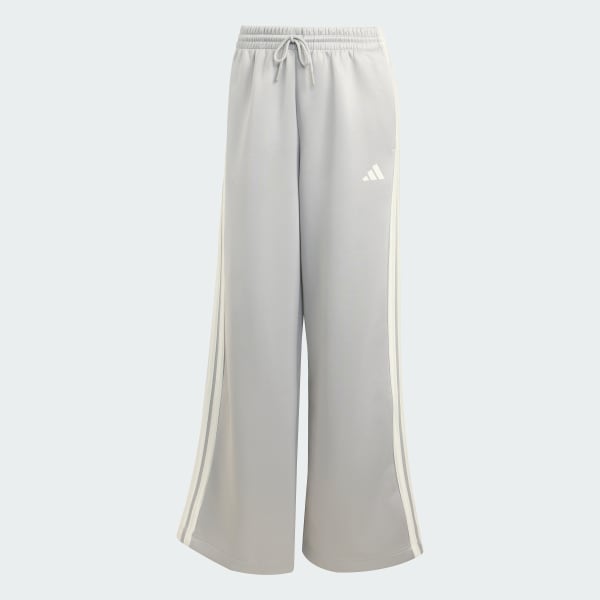 アディダス Stadium スリーストライプス トラックパンツ - グレー