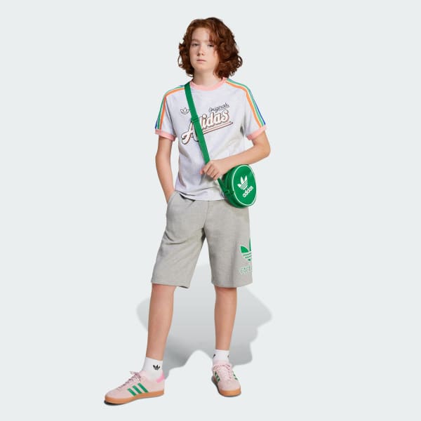 Szary 3-Stripes T-Shirt