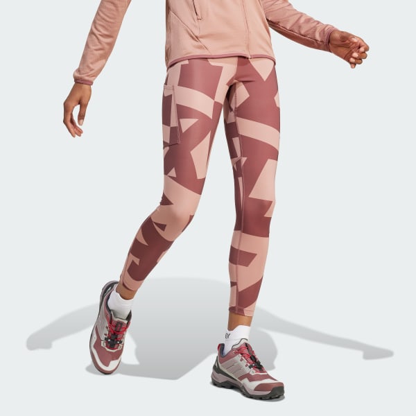 Pink Terrex Multi Tights Printed